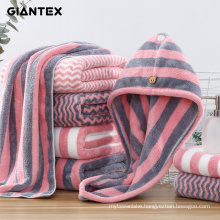 GIANTEX 3pcs Cotton Towel Set Bathroom Super Absorbent Bath Towel Face Towels For Adults serviette de bain toallas recznik